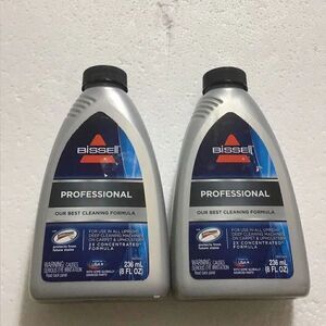 Bissell, professional floor cleaner 2 1/4 8 ounce bottles